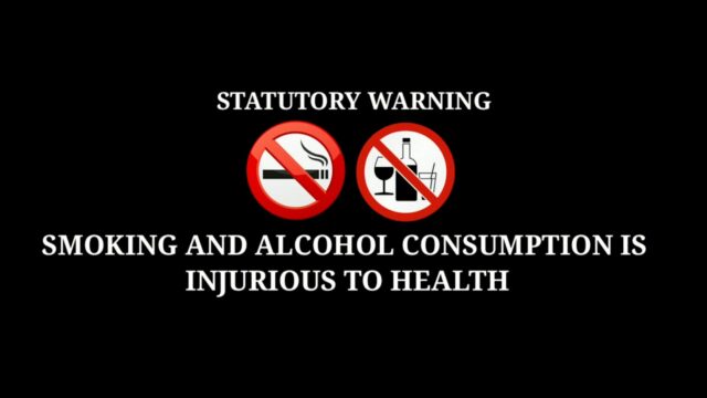 Drinking alcohol is injurious to health