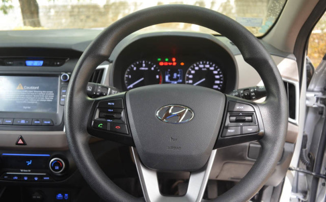 Hyundai creta steering wheel