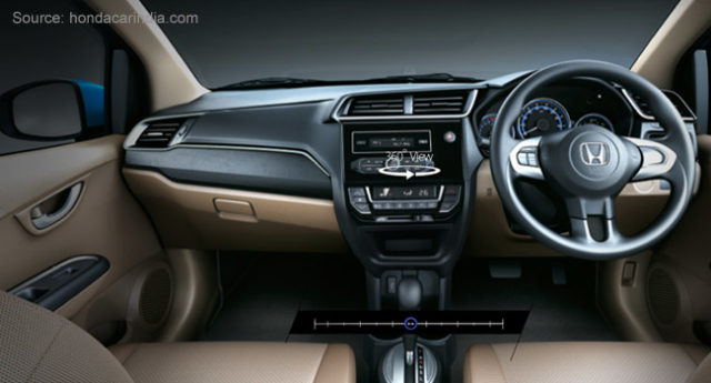 Honda amaze 2016 Car Review Interior