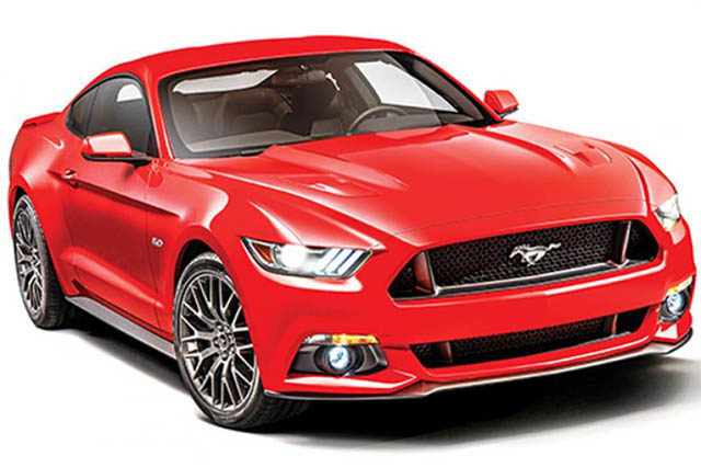 ford mustang sports car in India