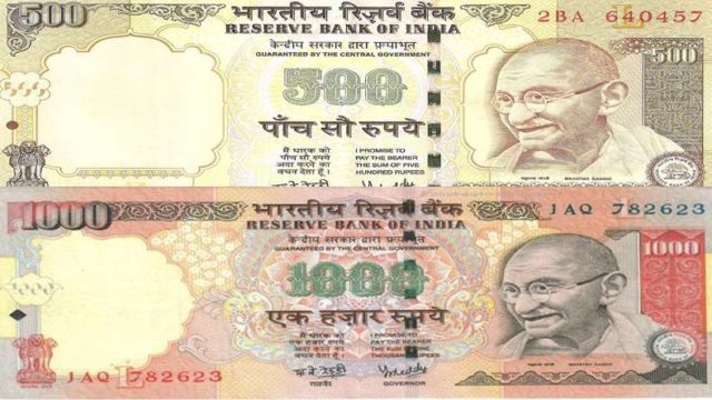 Rs 500, 1000 Rupees Notes banned in India