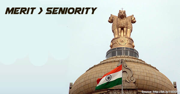 merit versus seniority India