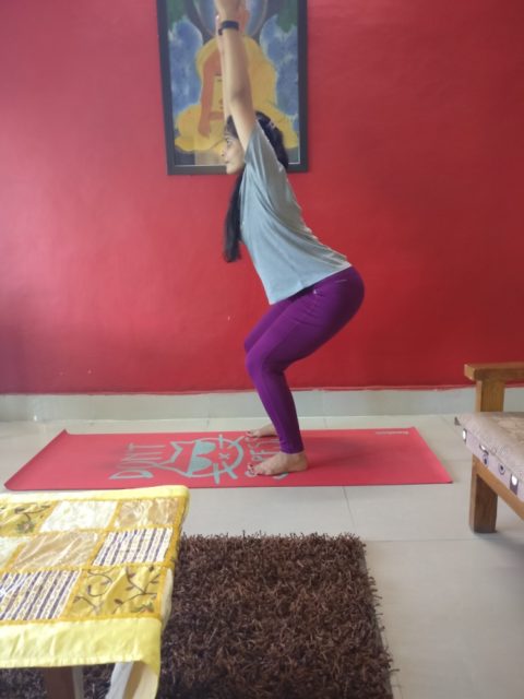 4.	UTKATASANA/Chair Yoga Pose
