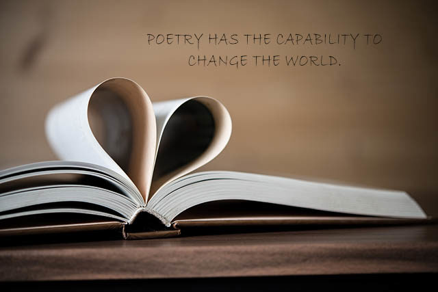 Poetry can change the world